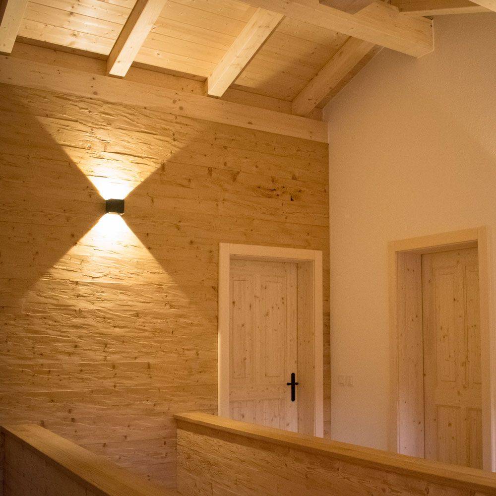 S.Luce s.luce Ixa LED Wandlampe verstellbare Winkel Innen & Außen IP44 Black Friday Preise