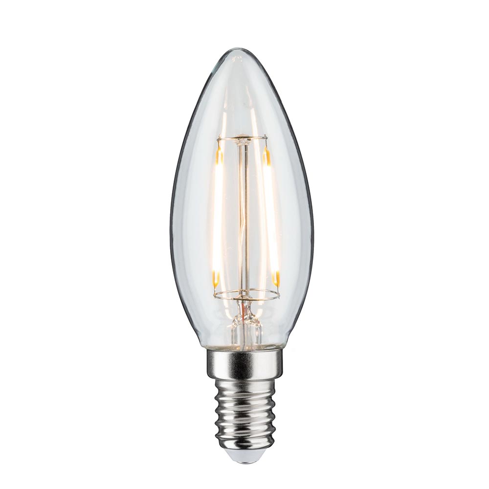 S.Luce E14 2W LED Kerze Filament 3000K DC 24V Dimmbar Klar Weihnachtsangebot