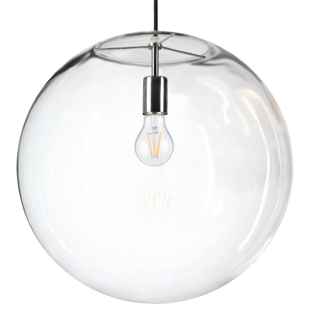 S.Luce s.luce Orb Glas-Hängeleuchte 2 bis 5-flammig inkl. 1-Phasen-Schienensystem Zeitlich begrenztes Angebot