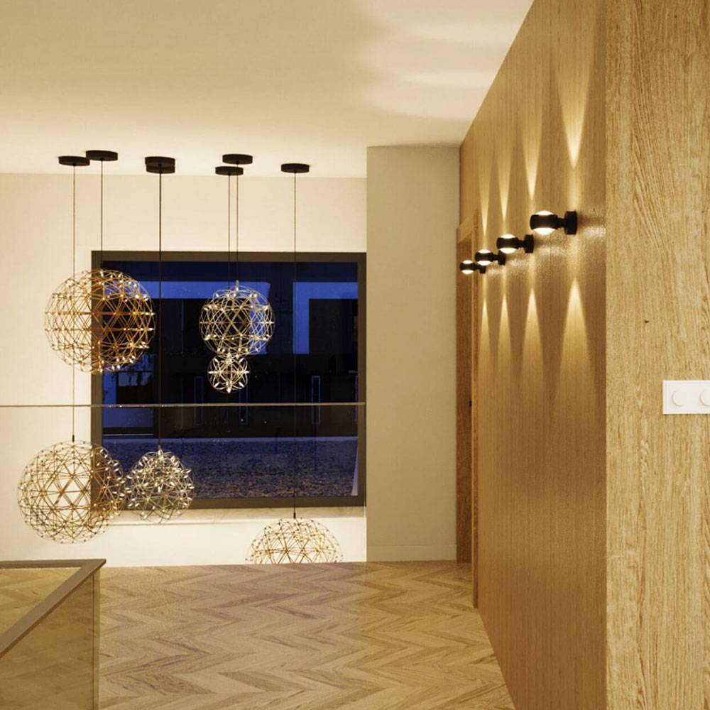 S.Luce s.luce Beam Wandleuchte Up&Down mit Linsen Tiefpreis