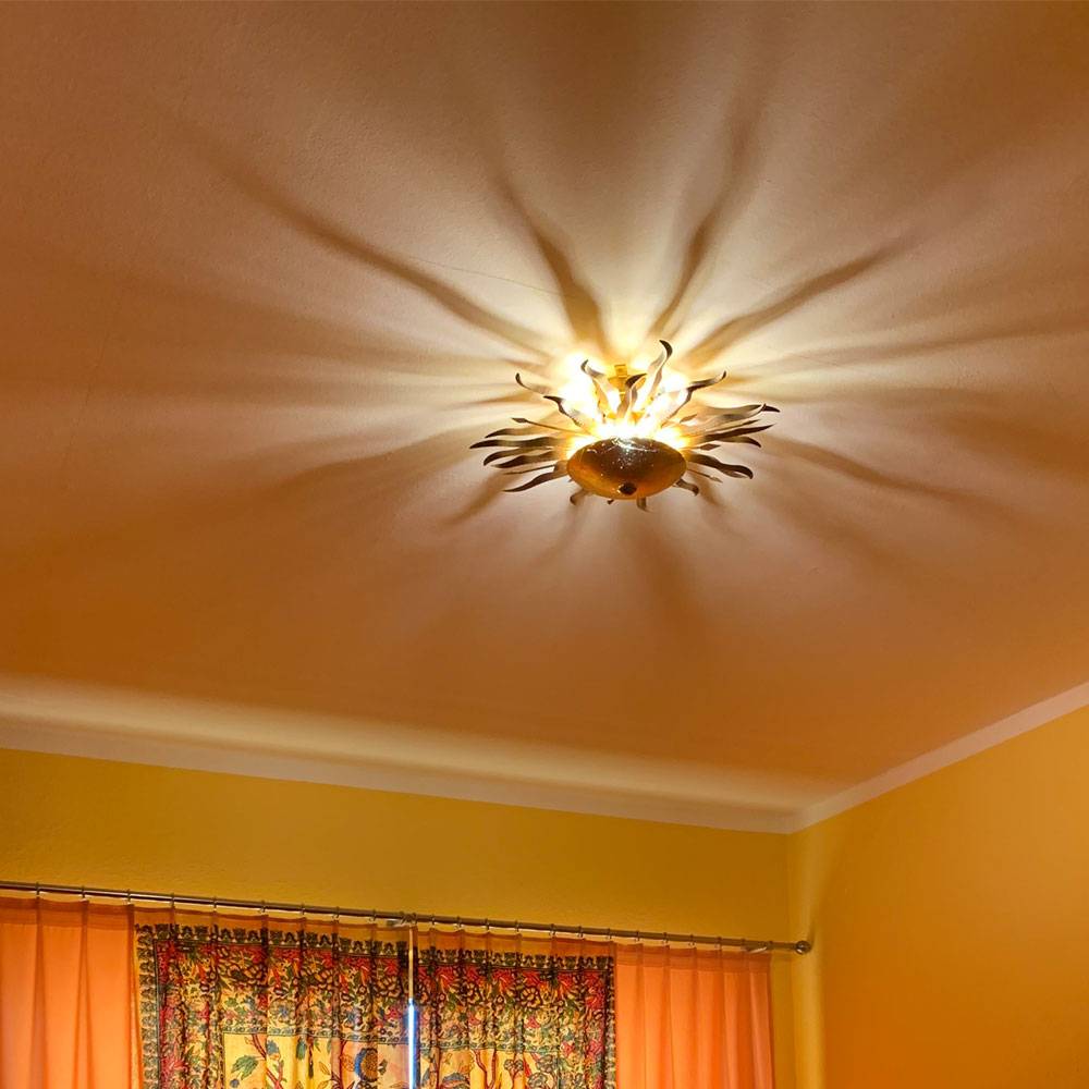 S.Luce Diator XL handgeschmiedete Sonne Rost- & Goldfarben JETZT KAUFEN