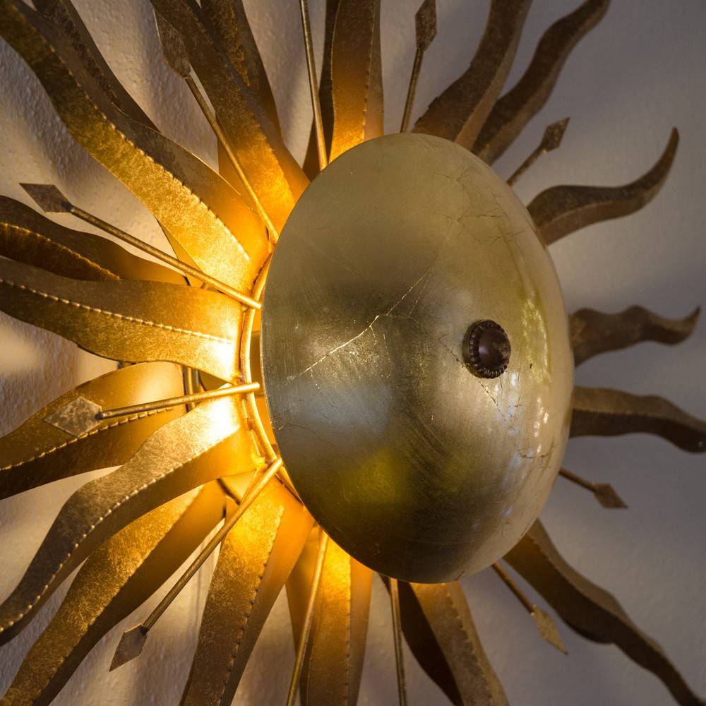 S.Luce s.luce Diator L handgeschmiedete Sonne Rost- & Goldfarben Sonderangebot der Fabrik