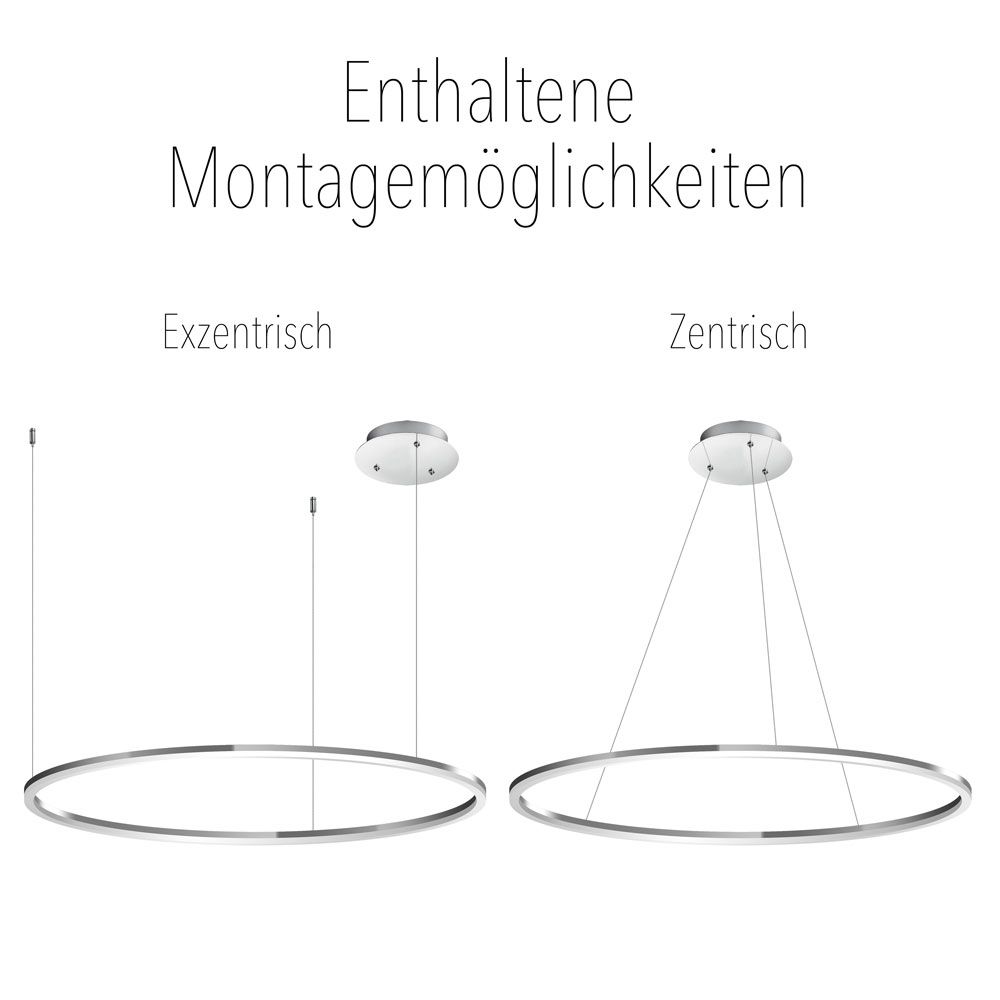 S.Luce s.luce Ring 80 LED Pendellampe Direkt 5m Bis zu 55% Rabatt