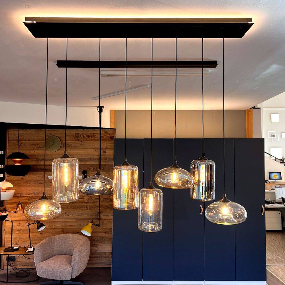 S.Luce s.luce Modular Balken Baldachin mehrflammig Rechteckig 50% Rabatt mit kostenlosem Versand