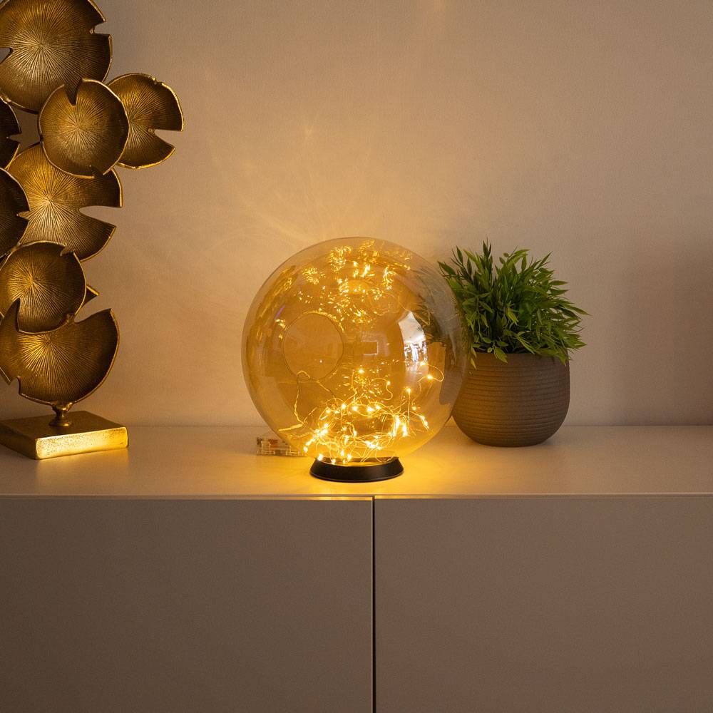 S.Luce s.luce Orb LED-Dekolampe Glaskugel Ornament Schlussverkauf