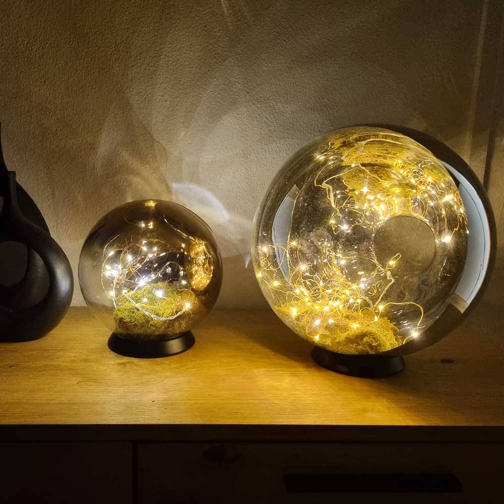 S.Luce s.luce Orb LED-Dekolampe Glaskugel Ornament Schlussverkauf
