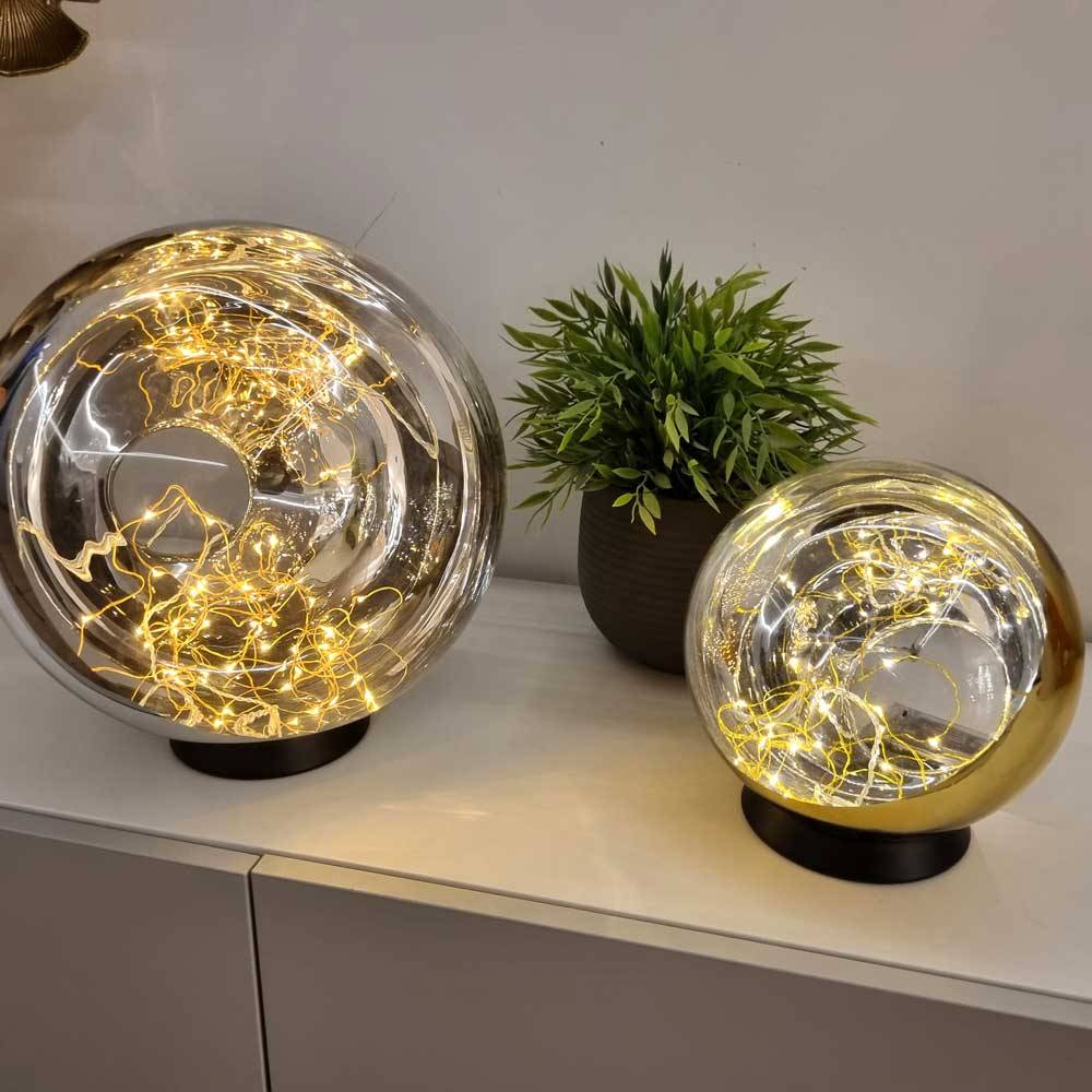 S.Luce s.luce Orb LED-Dekolampe Glaskugel Ornament Schlussverkauf