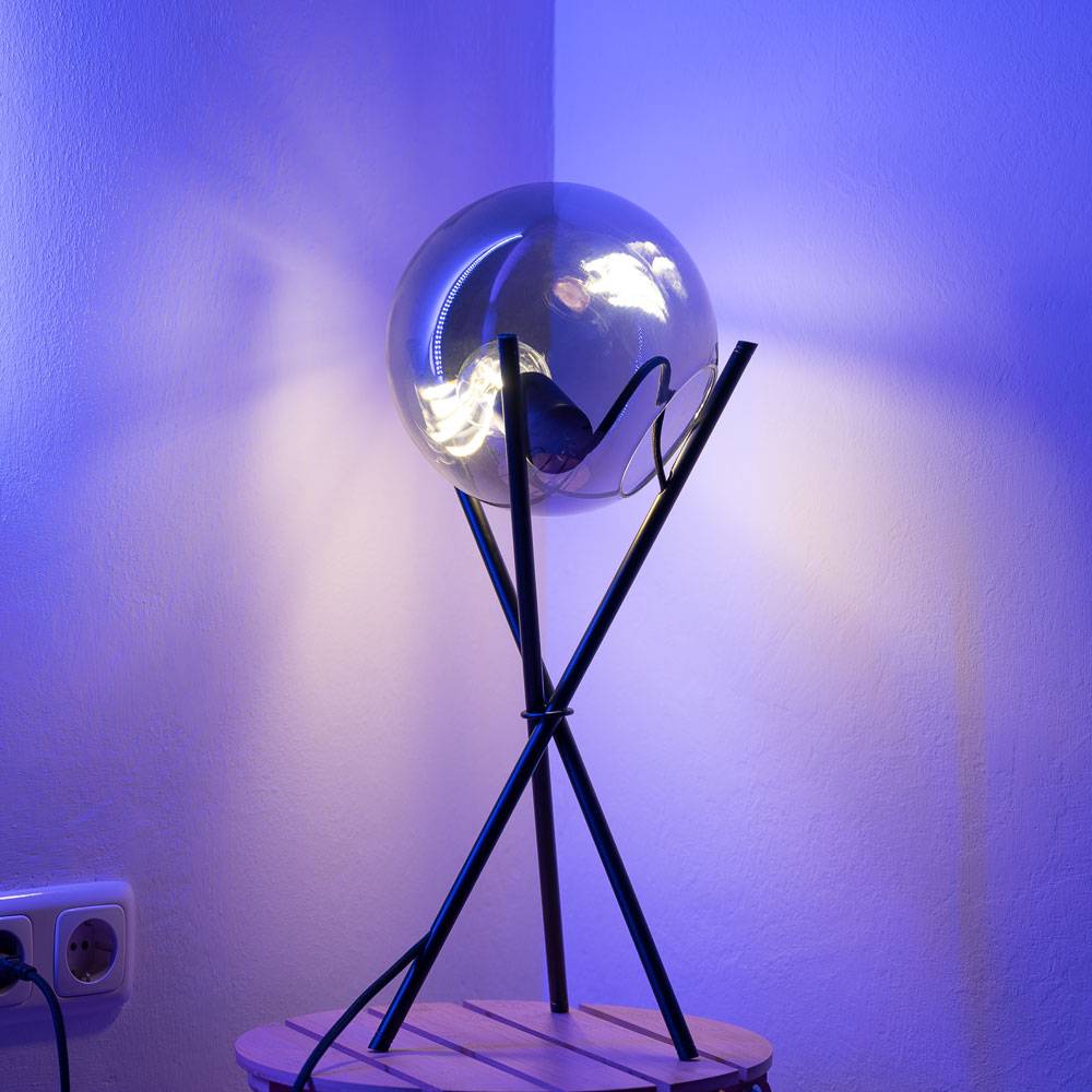 S.Luce s.luce Orb Glas-Tischlampe Dreibein 20cm Günstig kaufen