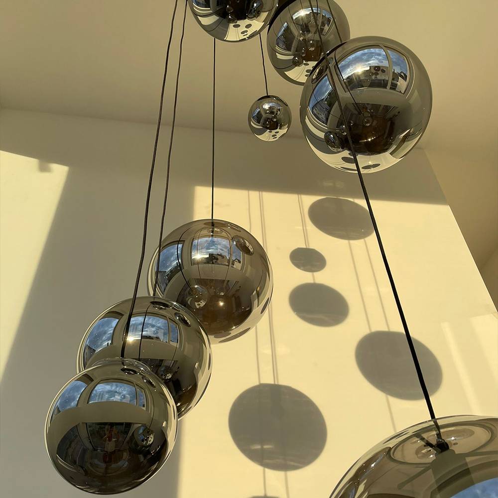 S.Luce s.luce Orb XL Galerieleuchte 8-flammig mit Modular Baldachin Preisnachlass