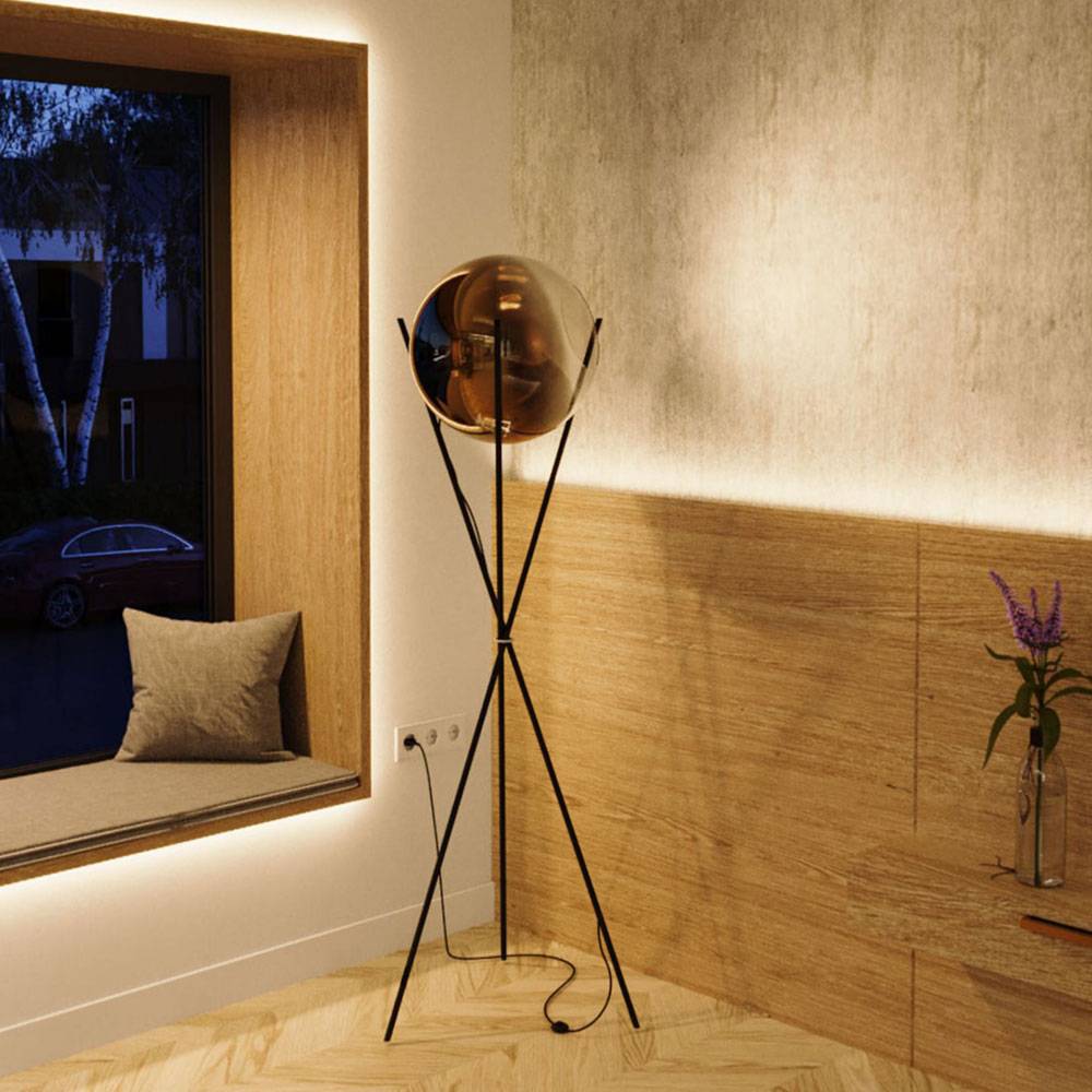 S.Luce s.luce Sphere Glas-Stehlampe 40cm Muttertagsangebot
