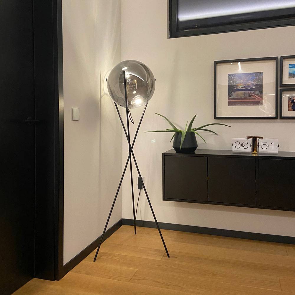 S.Luce s.luce Sphere Glas-Stehlampe 40cm Muttertagsangebot
