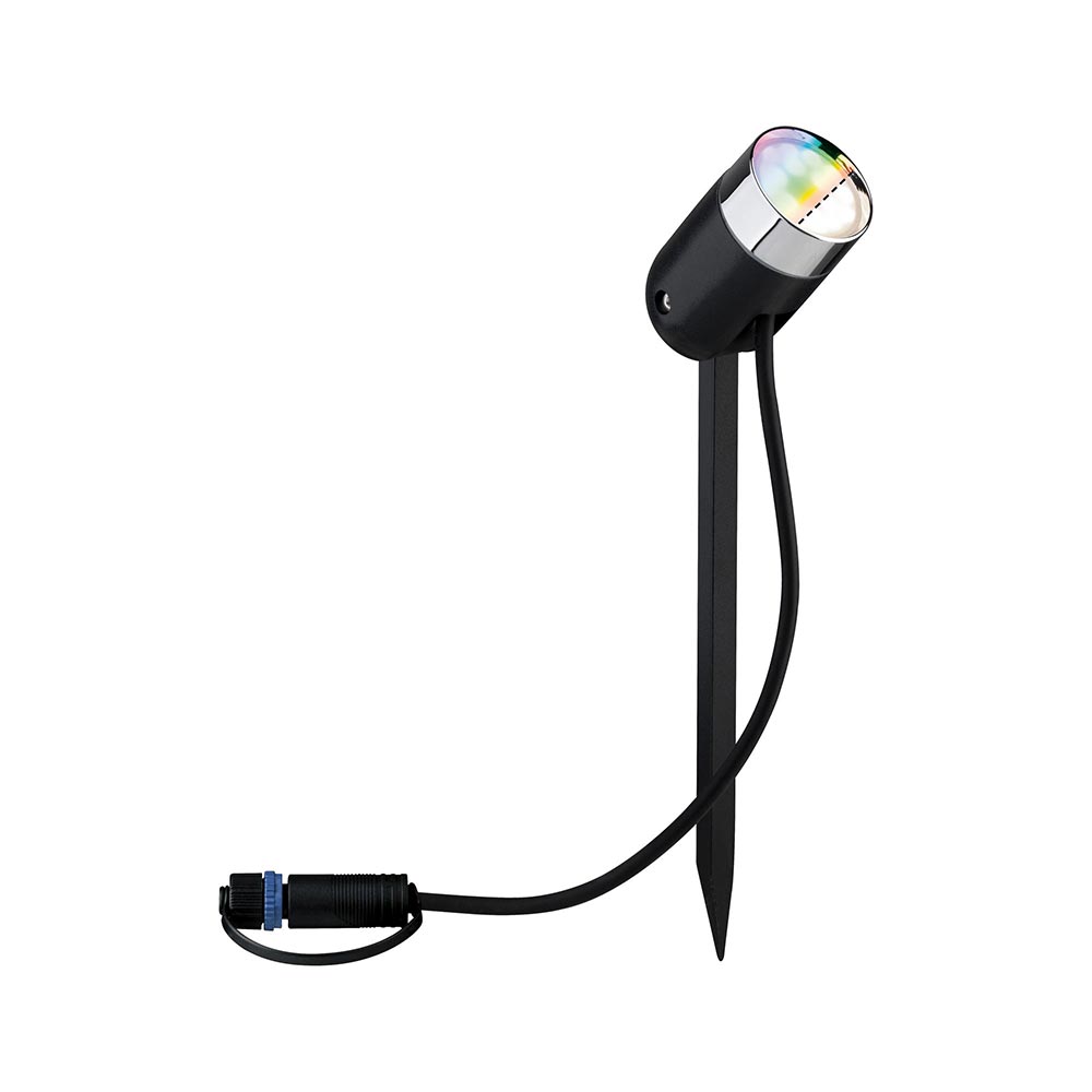 S.Luce Plug & Shine LED Gartenstrahler Smart Home Zigbee Anthrazit IP65 Letzte 2 Tage