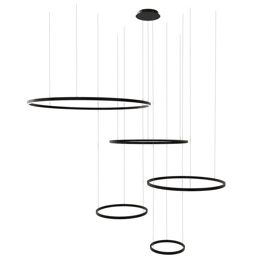 S.Luce s.luce LED 5er-Ring Hängeleuchten Kombination Exzentrisch Nur noch ein Tag übrig