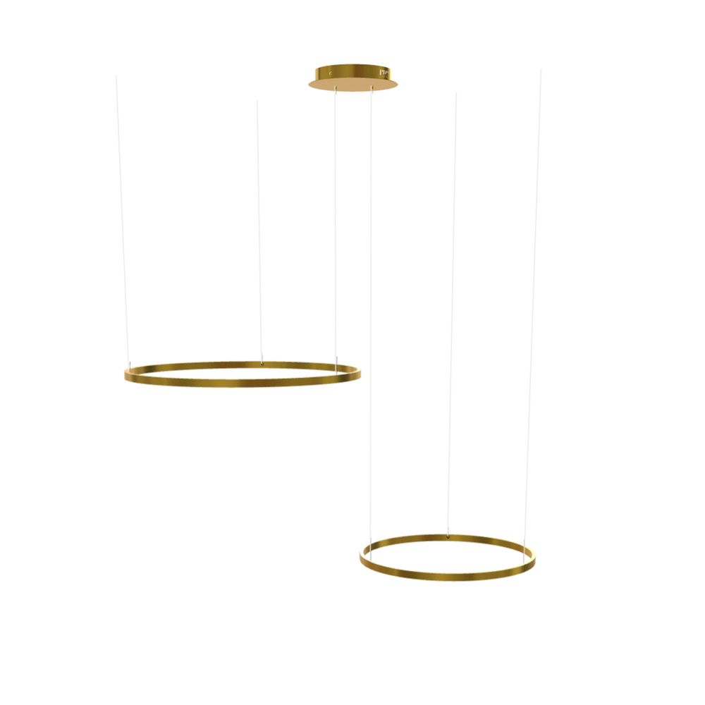 S.Luce s.luce LED 2er-Ring Hängelampen Kombination Exzentrisch Super Rabatt