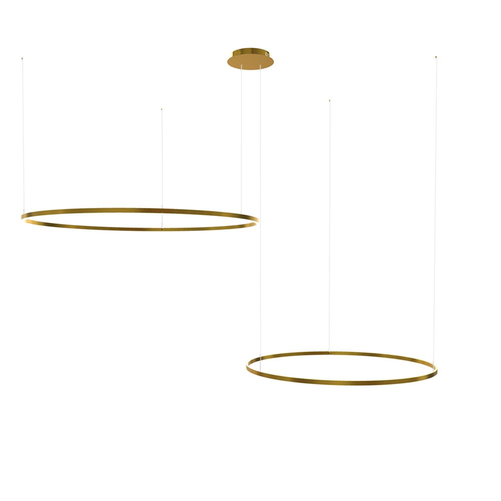 S.Luce s.luce LED 2er-Ring Hängelampen Kombination Exzentrisch Super Rabatt