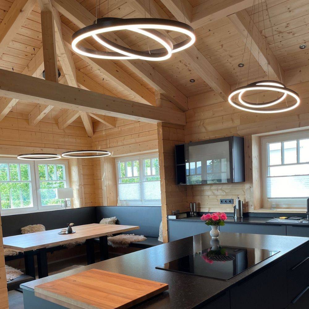 S.Luce s.luce LED Ring Hängeleuchte Ø 60cm Kostenloser Versand international