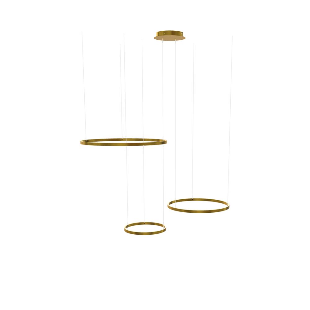 S.Luce s.luce LED 3er-Ring Pendelleuchten Kombination Exzentrisch Rabatte dieses Monats