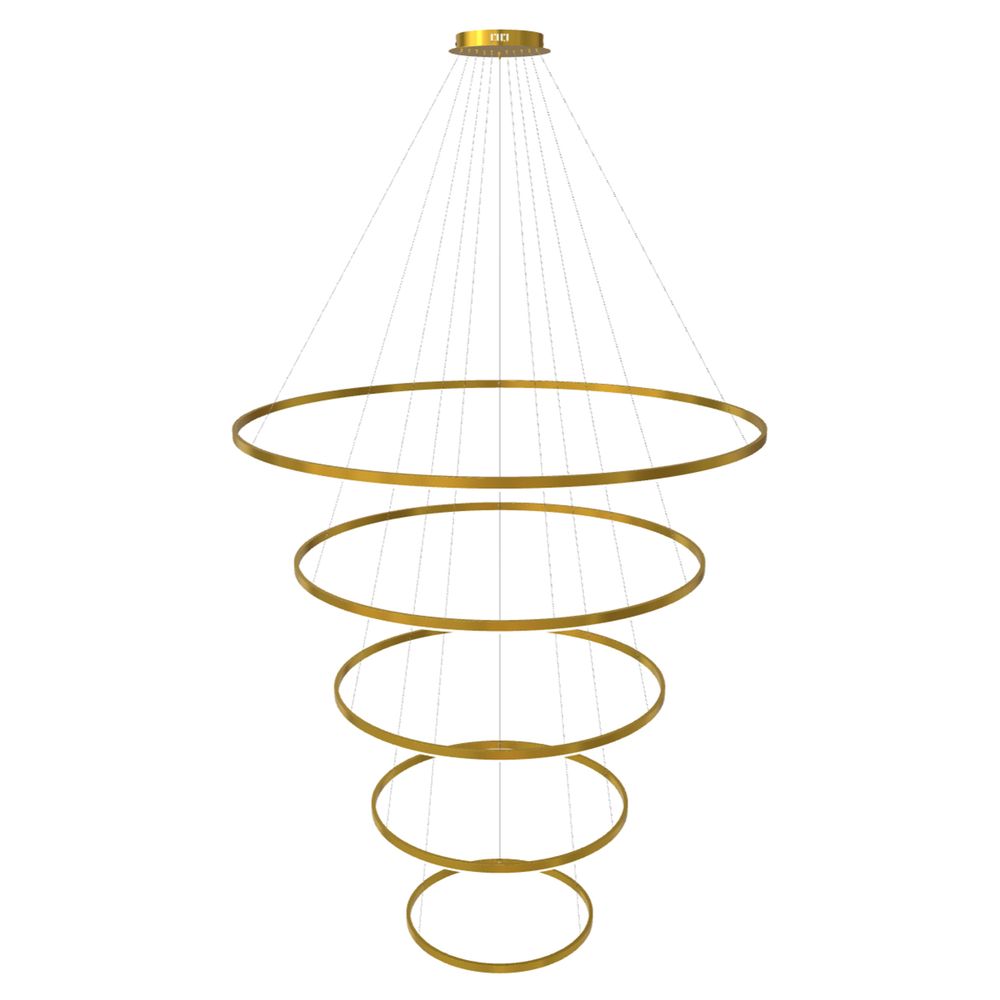 S.Luce s.luce LED 5er-Ring Pendelleuchten Kombination Zentrisch Auslauf