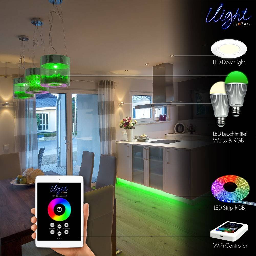 S.Luce iLight Funk-Controller 5 in 1 für LED-Strips 8-Zonen Hotsell
