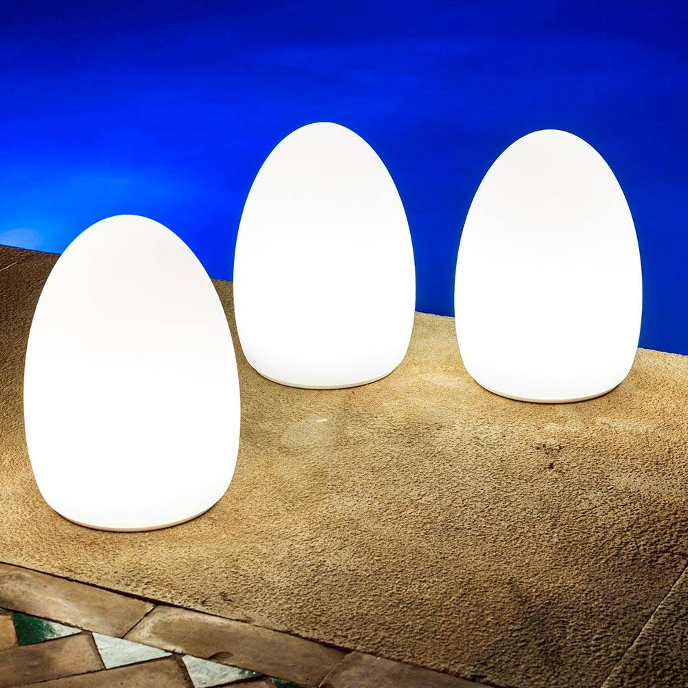 S.Luce Akku LED Tischleuchte Egg mit App-Steuerung Neuheiten