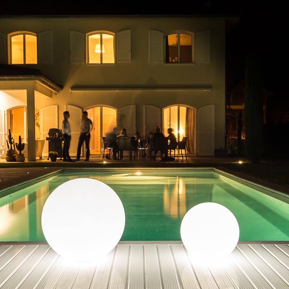 S.Luce Akku LED-Lichtkugel Ball 35cm mit App-Steuerung Saisonale Angebote