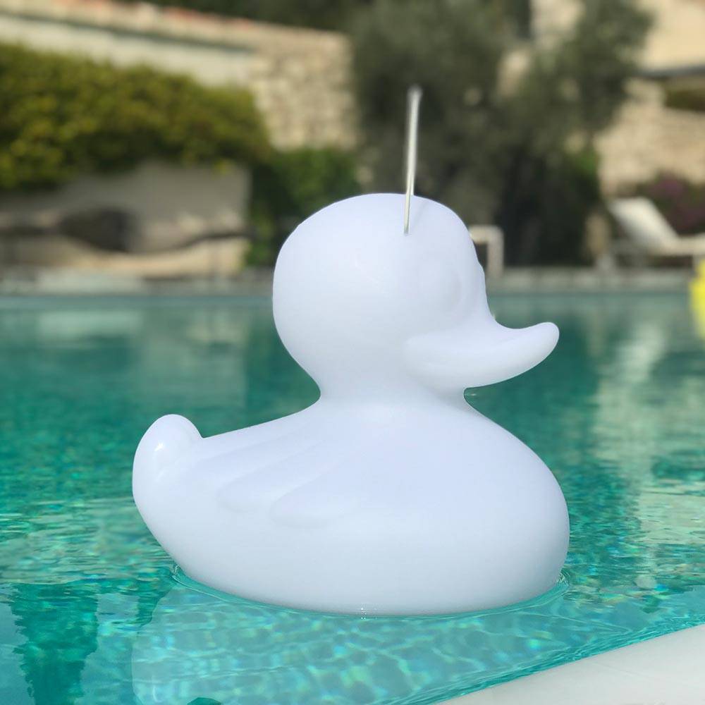 S.Luce Schwimmfähige Akku-LED-Leuchte Duck-Duck S Weiß Riesige Ersparnisse