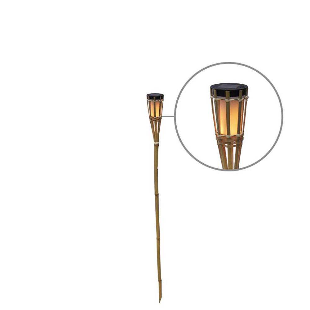 S.Luce Hiama LED Solar-Erdspieß 120cm mit Flammen-Effekt Nur für heute