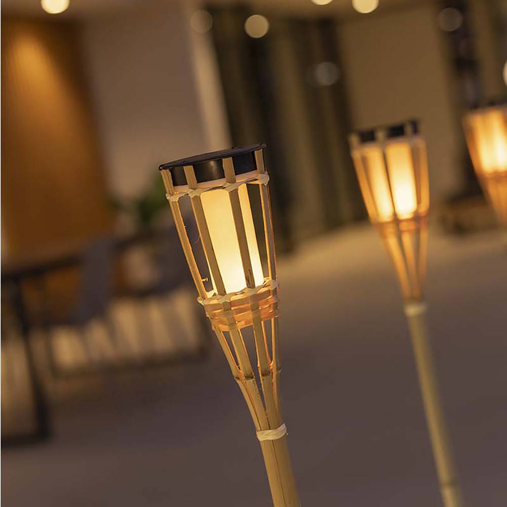 S.Luce Hiama LED Solar-Erdspieß 120cm mit Flammen-Effekt Nur für heute
