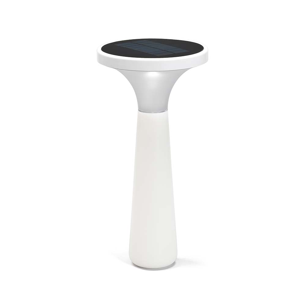 S.Luce Solar LED Dekoleuchte Assisi Aton 45cm Weiß Speichern exportieren
