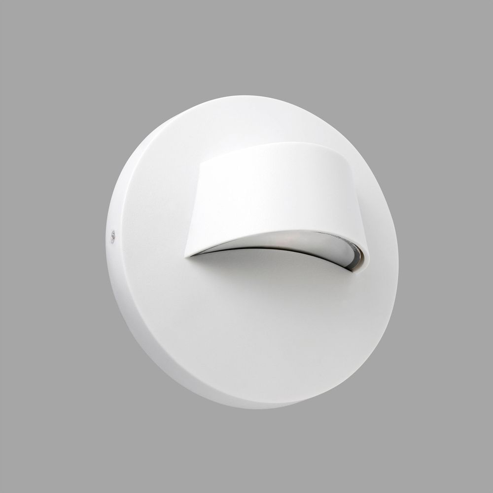 S.Luce LED Außenwandleuchte BROW 3000K IP44 Weiß Kostenloser Versand