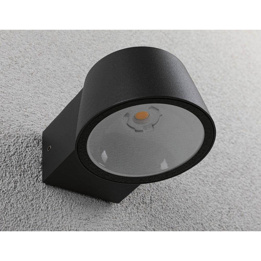 S.Luce LED Außen Wandleuchte Capea Anthrazit IP44 Sonderangebot
