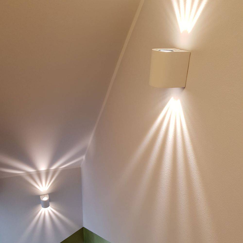 S.Luce Baleno LED-Wandleuchte für Außen und Innen Weiß Günstig kaufen
