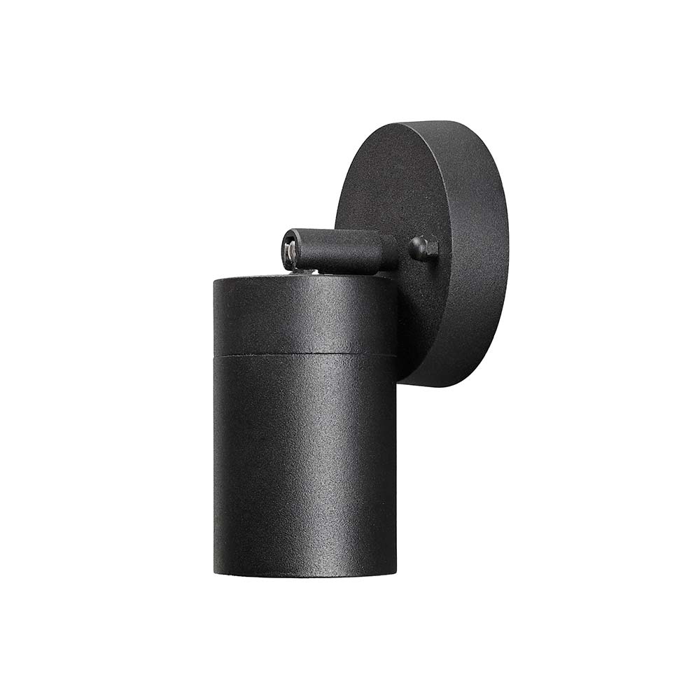 S.Luce Modena Energiespar Wandspot schwenkbar Schwarz, klares Glas Exklusivangebot