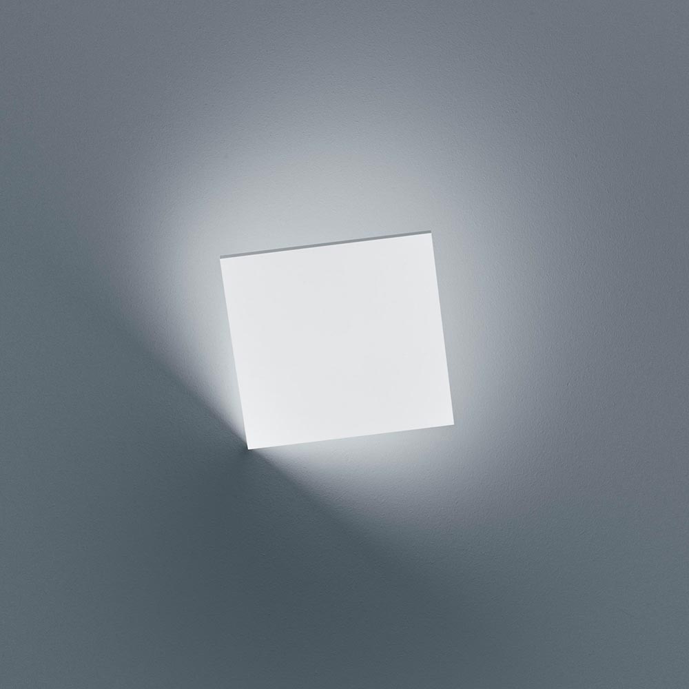 S.Luce Helestra LED Wand-Gartenlampe Meta IP54 Mattweiß Osterangebot