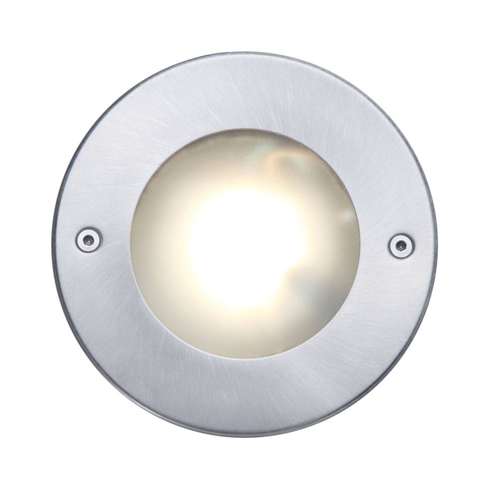 S.Luce Lutec Strata Edelstahl Bodeneinbaustrahler rund IP67 320lm Vatertagsangebot