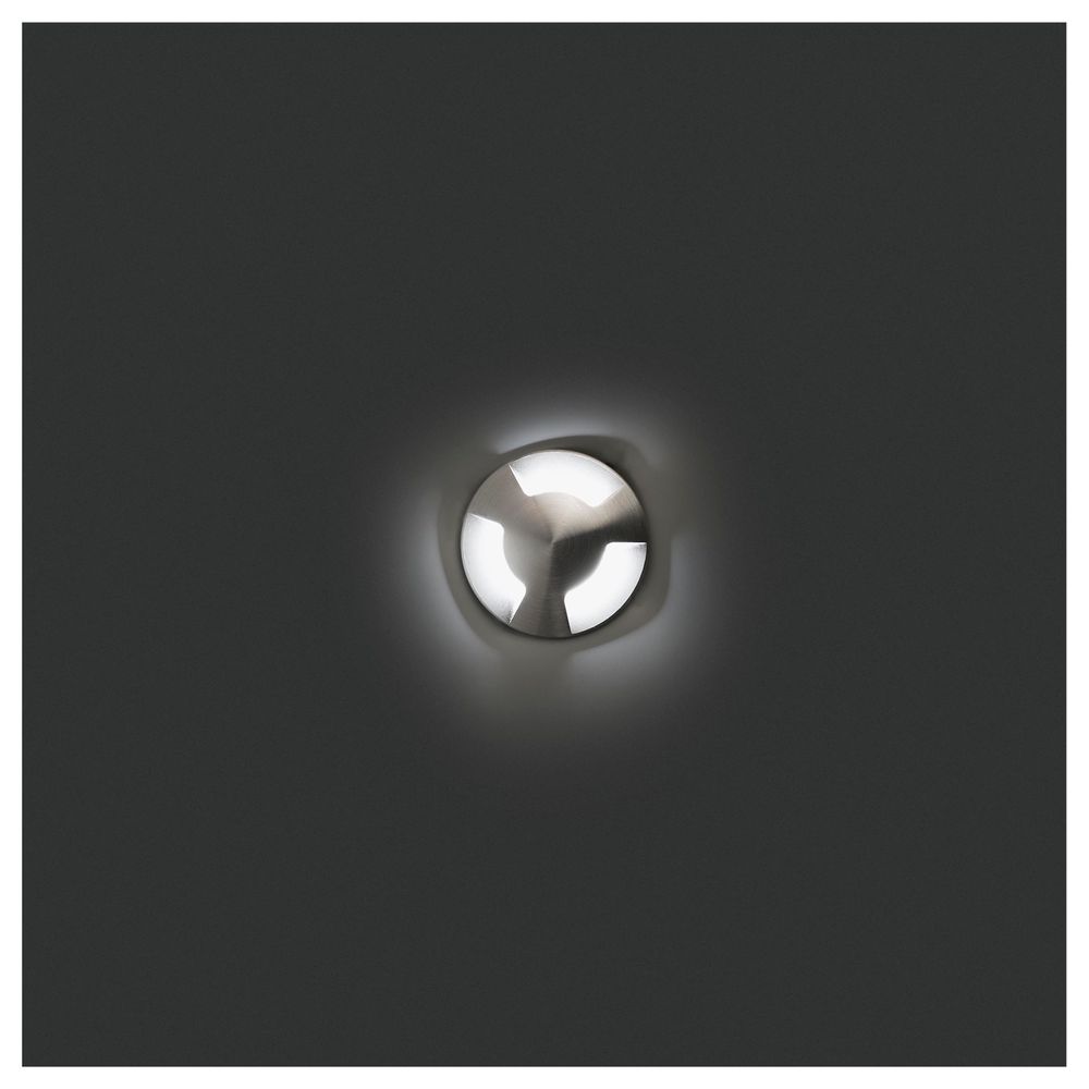 S.Luce LED Bodenleuchte KANE-3 IP67 Nickel-Matt Top Angebot