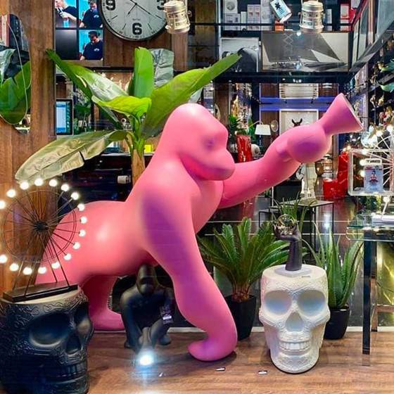 S.Luce Qeeboo Kong XL Bodenleuchte Gorilla Nur noch ein Tag übrig