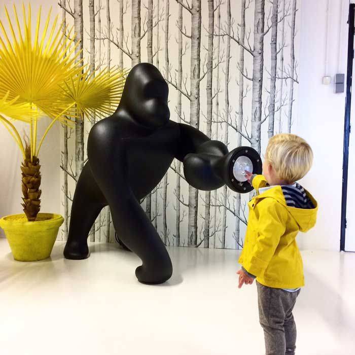 S.Luce Qeeboo Kong XL Bodenleuchte Gorilla Nur noch ein Tag übrig