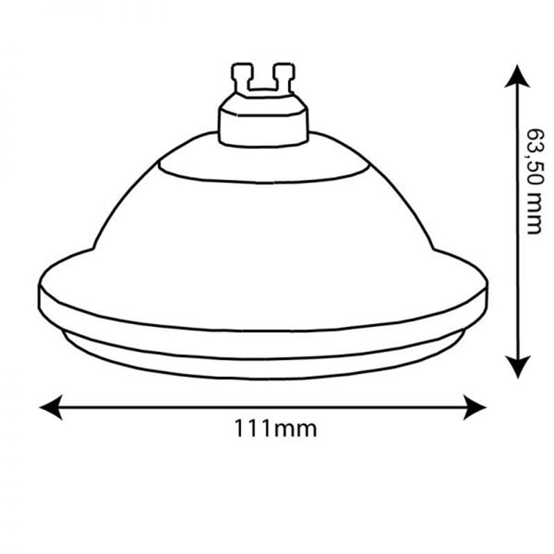 S.Luce GU10 ES111 HighPower LED Leuchtmittel 75° 1050lm 2700K 2025