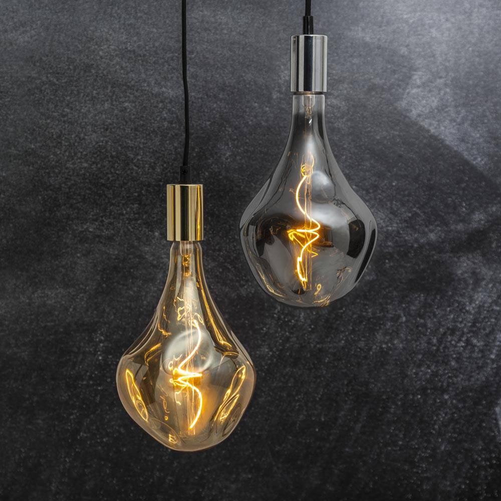 S.Luce E27 LED XXL Retro Bubble Extra Warmweiß 2000K 55lm 3W Dimmbar Auslauf