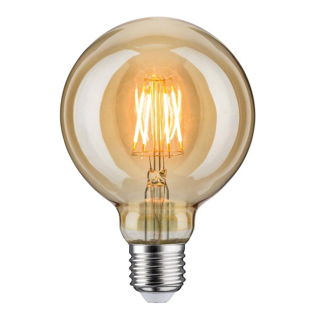 S.Luce E27 6,5W LED Globe Gold Vintage Ø 9,5cm 1700K Osterangebot