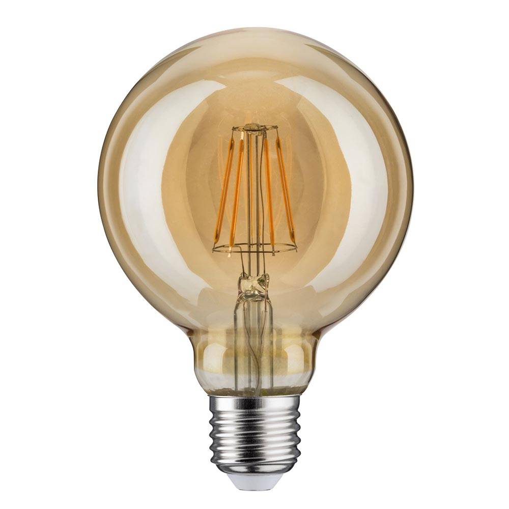 S.Luce E27 6,5W LED Globe Gold Vintage Ø 9,5cm 1700K Osterangebot