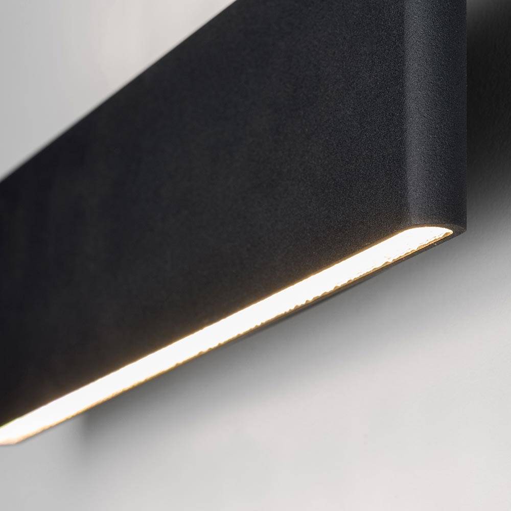 S.Luce Slim LED-Wandleuchte Up&Down 540lm Schwarz eloxiert 50% Rabatt mit kostenlosem Versand