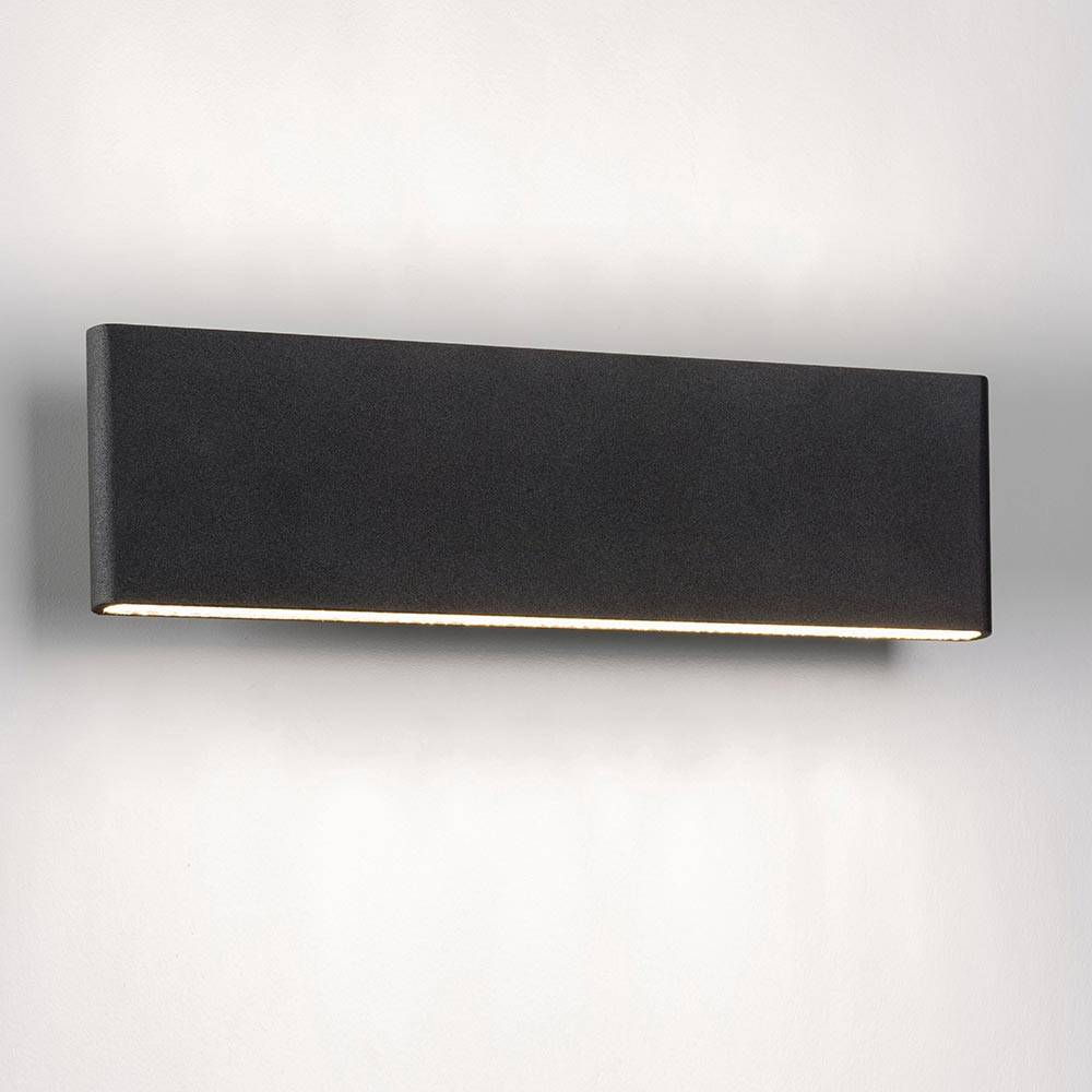 S.Luce Slim LED-Wandleuchte Up&Down 540lm Schwarz eloxiert 50% Rabatt mit kostenlosem Versand
