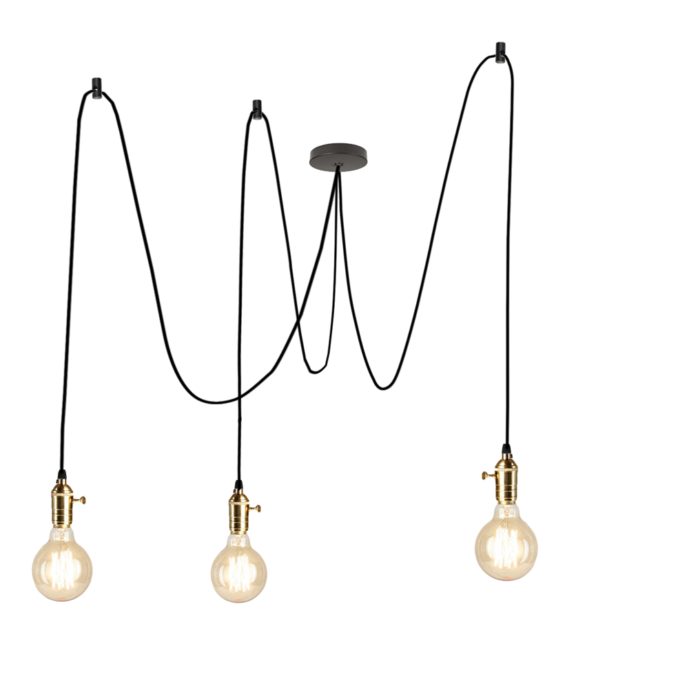 S.Luce s.luce Socket Hängeleuchte Retro 2-6-flammig Modular Outlet