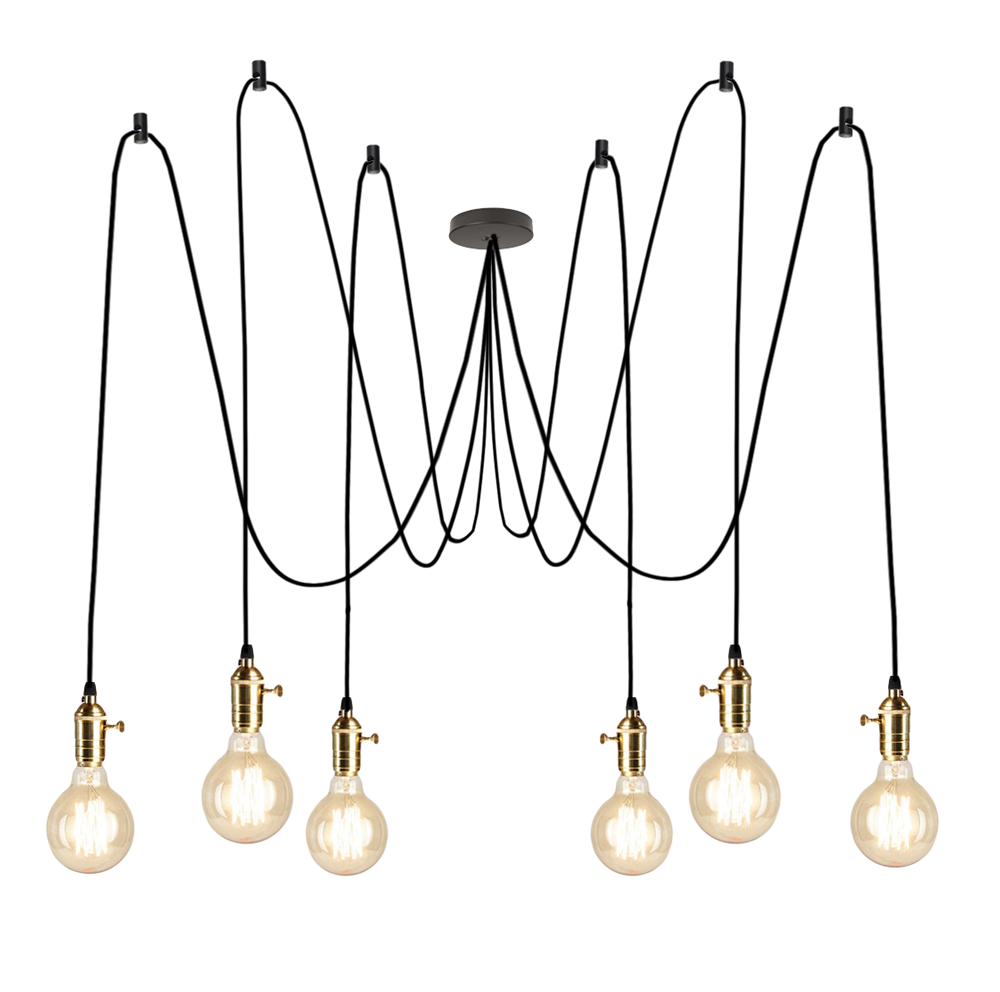 S.Luce s.luce Socket Hängeleuchte Retro 2-6-flammig Modular Outlet