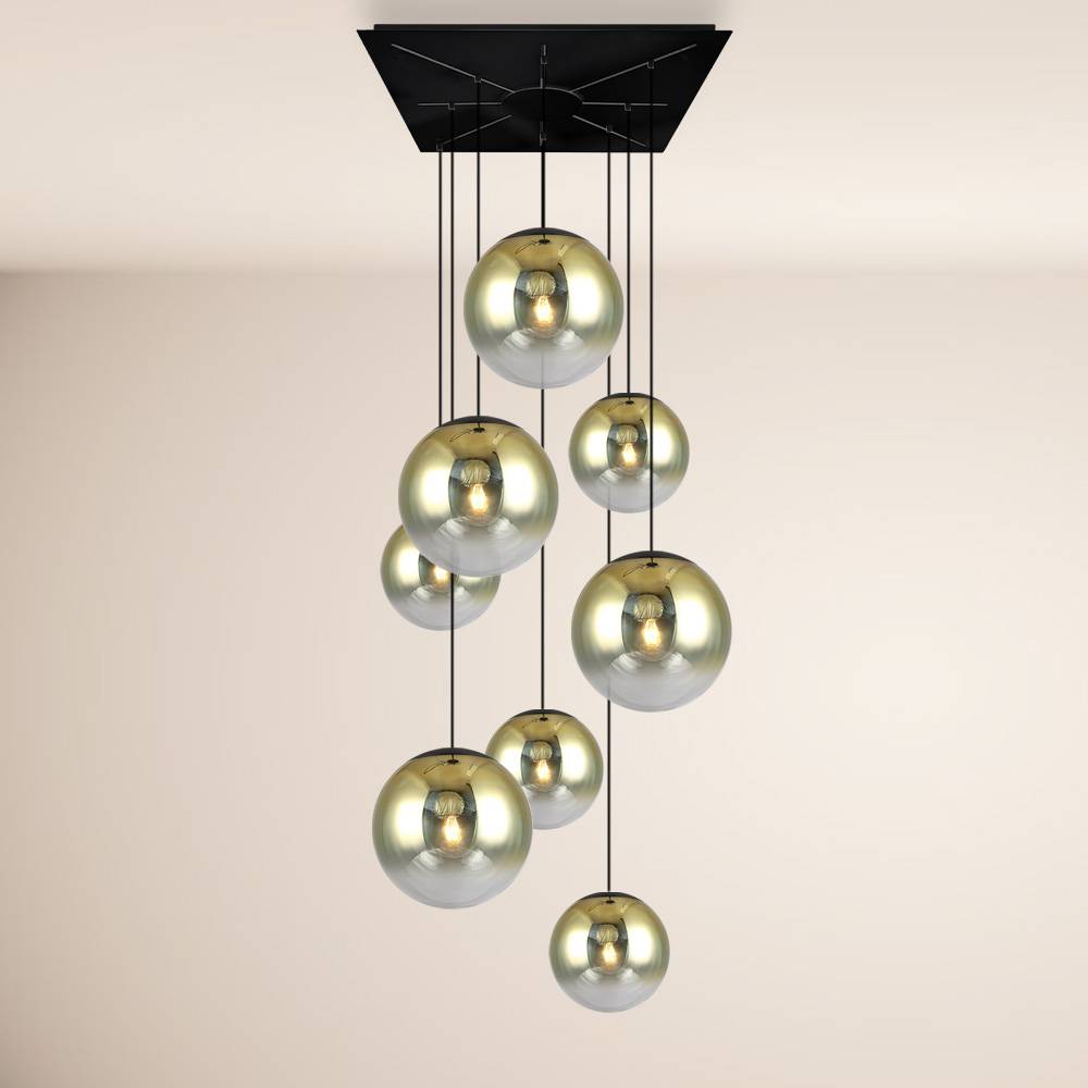 S.Luce s.luce Progress XL Galerieleuchte 8-flammig mit Modular Baldachin Verkauf