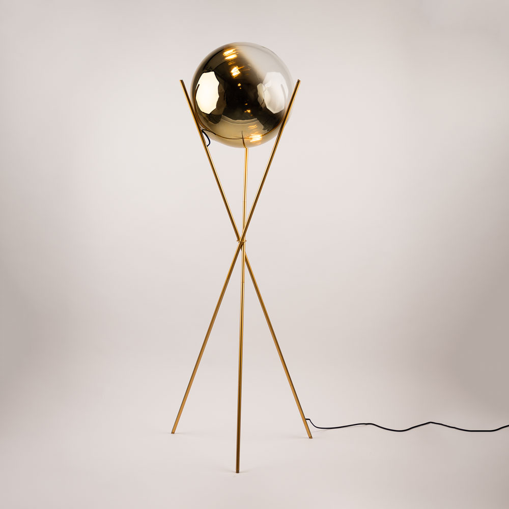 S.Luce s.luce Orb Tripod Glaskugel Stehlampe Dreibein 160cm Günstiger Verkauf