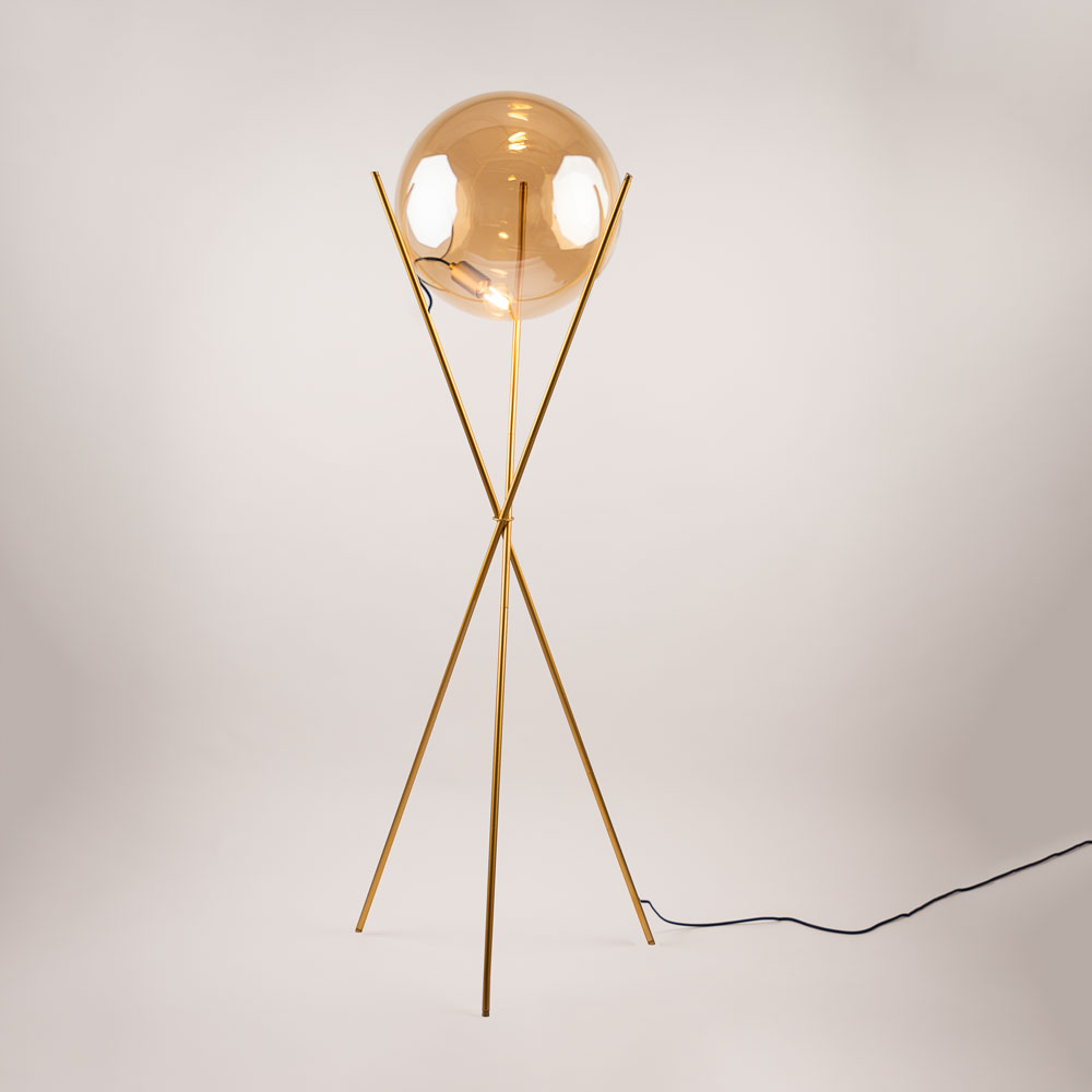 S.Luce s.luce Orb Tripod Glaskugel Stehlampe Dreibein 160cm Günstiger Verkauf