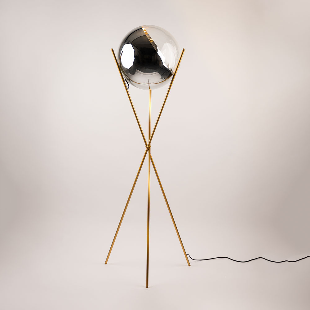 S.Luce s.luce Orb Tripod Glaskugel Stehlampe Dreibein 160cm Günstiger Verkauf
